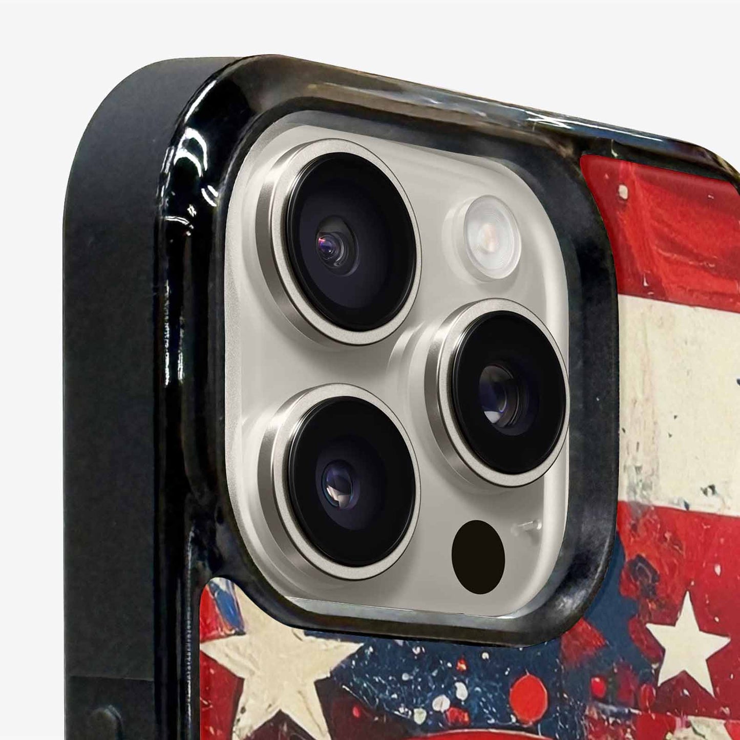 iPhone 16 Pro Max Case — Patriotic Stars And Stripes American Stars, Custom Art Phone Cover