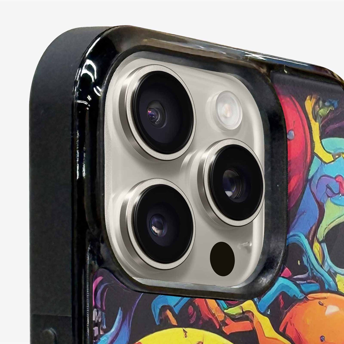 iPhone 16 Pro Case — 1000s Of Skulls Digital Camo Drip, Original Design Phone Case