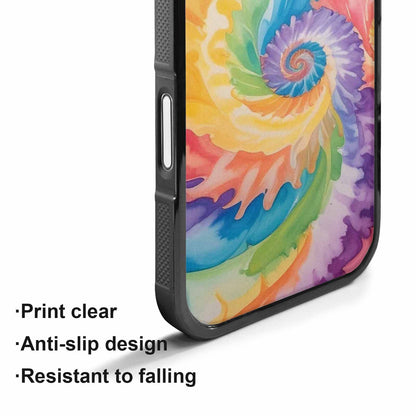iPhone 17 Case — Tie Dye Swirls Tie Dye, Unique Phone Case Design