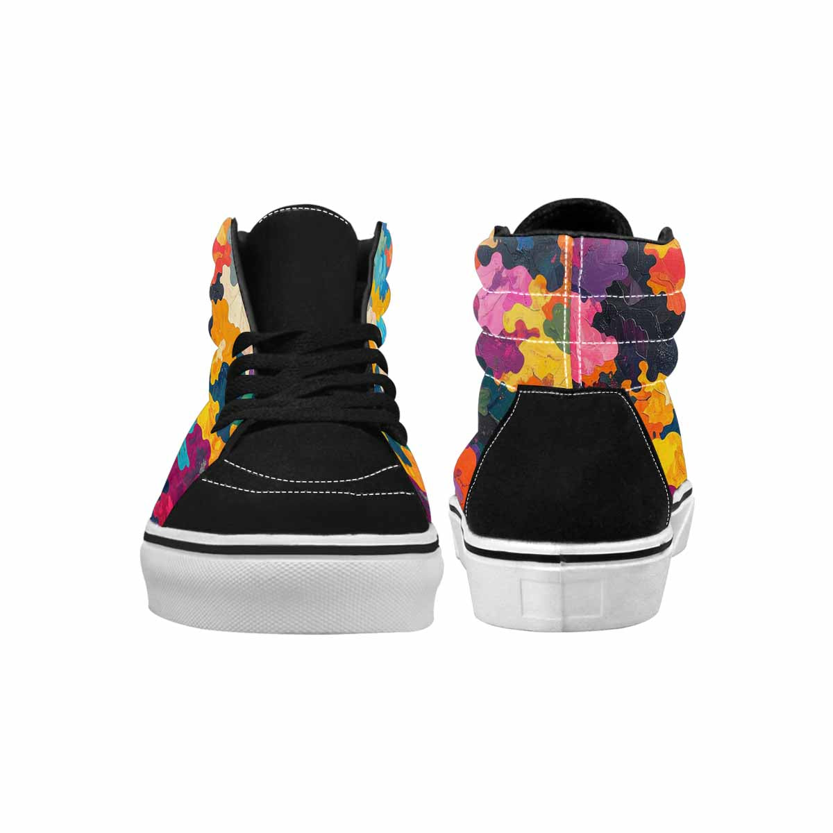 MEN'S Camo Patches High Top Canvas Dreamcore Custom Shoes