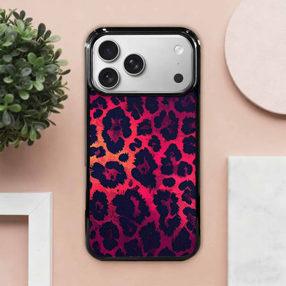 iPhone 17 Pro Max Case — Leopard Print Dark Seamless Animal Print, Original Design Phone Case