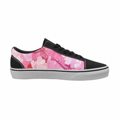 WOMEN'S Cherry Blossom Branch Lace-Up Canvas Dreamcore Shoes