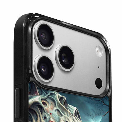 iPhone 17 Pro Case — Skull Dark Art Gothic Print Gothic, Custom Phone Case