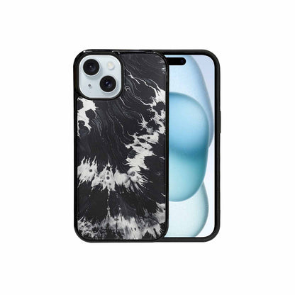 iPhone 15 Case — Black White Animal Print, Custom Designed Case Cover