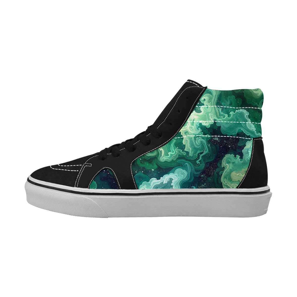 MEN'S Galaxy Art - High Top Canvas Vibrant Chaos Shoes