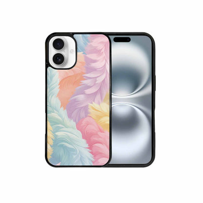 iPhone 16 Plus Case — Zebra Pastel Rainbow, Customized Protective Case