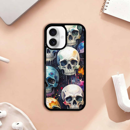 iPhone 17 Case — Skull Dark Art Gothic Print Gothic, Custom Print Case Cover