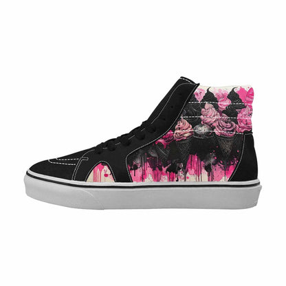 MEN'S Ice Cream Motif High Top Canvas Vivid Sneakers