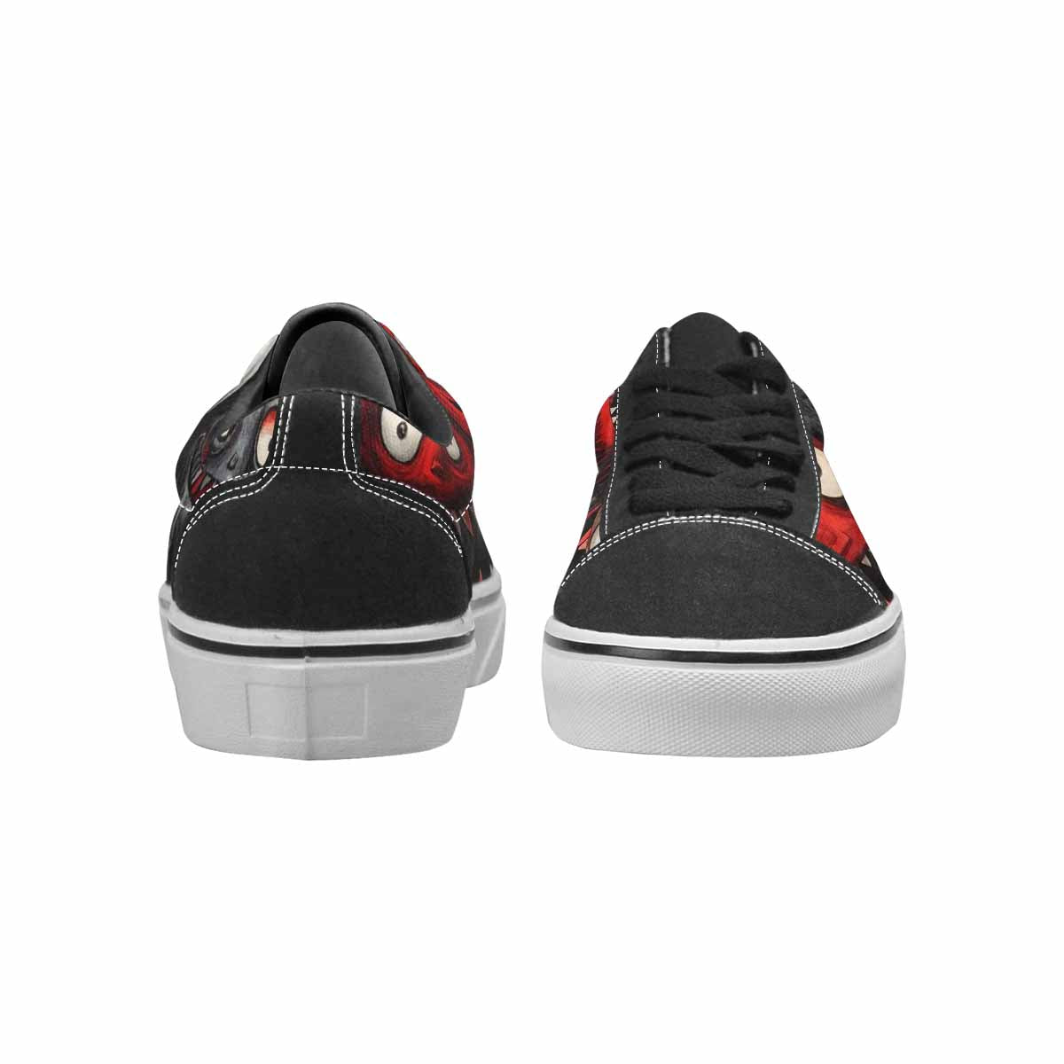 WOMEN'S Monsters (general) Lace-Up Canvas Kaleidoscope Sneakers