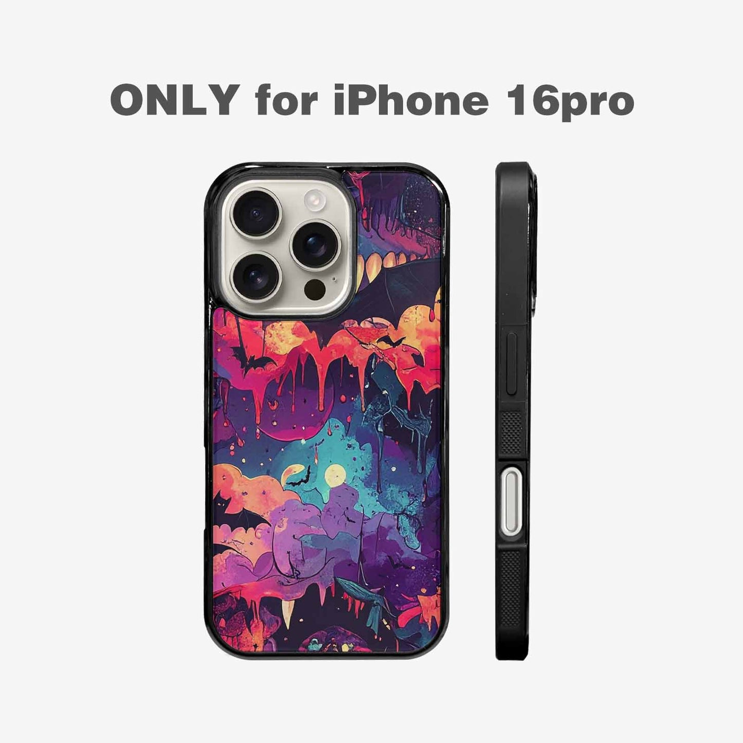iPhone 16 Pro Case — Vampire Fangs Bats Vampire Fangs And, Custom Made Phone Cover