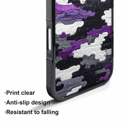iPhone 17 Pro Case — Vivid Camo Asexual Pride Camo, Custom Phone Case