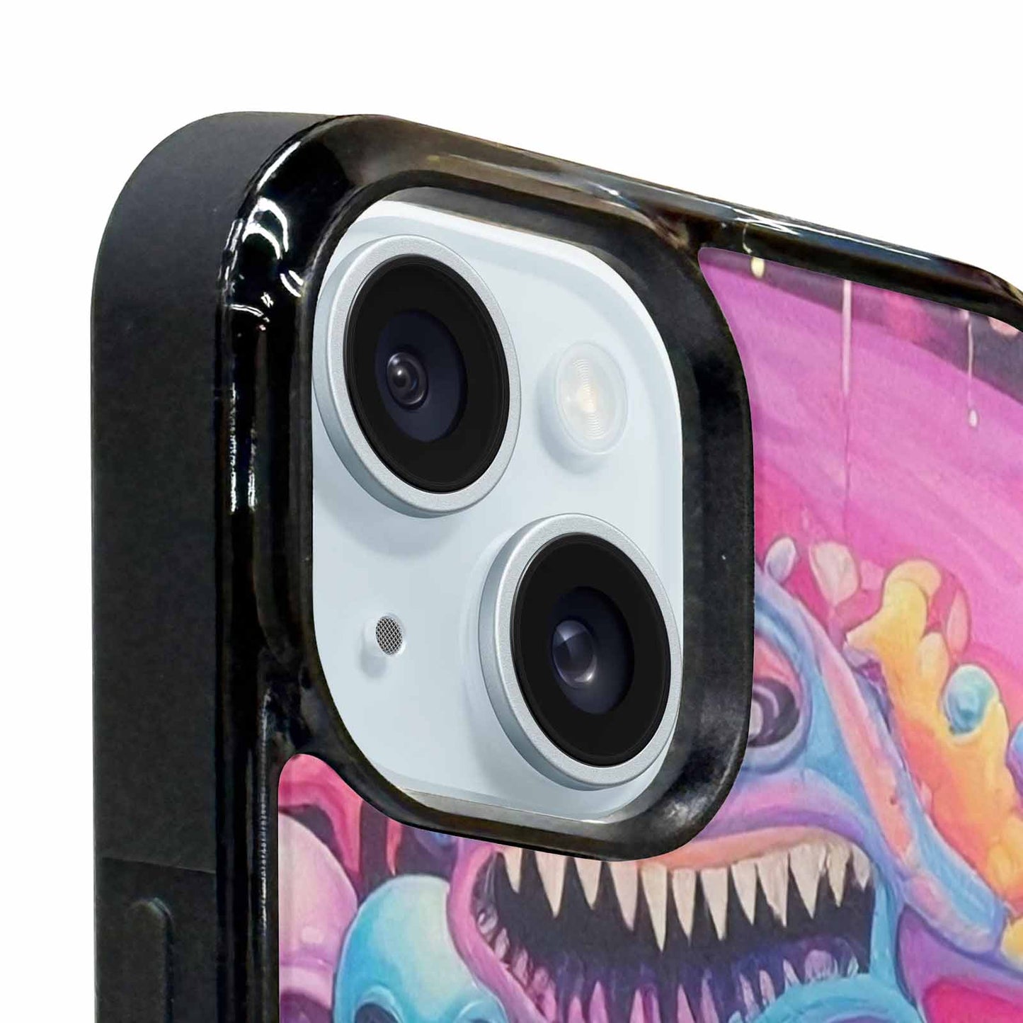 iPhone 15 Plus Case — Aliens Tie Dyemelting Aliens P, Custom Art Phone Cover
