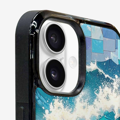 iPhone 16 Case — Wave Crest Splash Wave Crest Splash, Personalized Phone Case