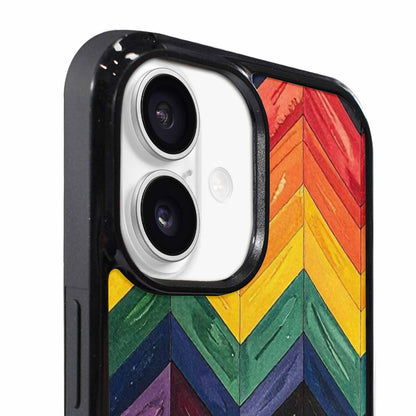 iPhone 17 Case — Progress Pride Flag Color Original Art, Custom Made Phone Cover