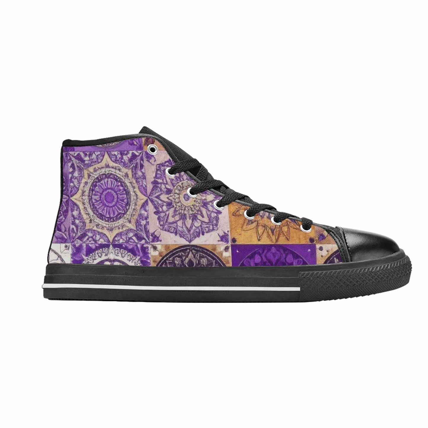 MEN'S Mandala High Top Canvas Y2K Shoes
