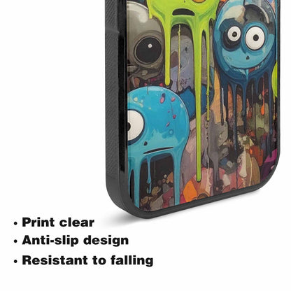 iPhone 15 Plus Case — Aliens Camomelting Aliens Patt Fgd, Unique Phone Case Design