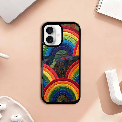 iPhone 17 Case — Vivid Camo Rainbow Camo, Personalized Phone Case