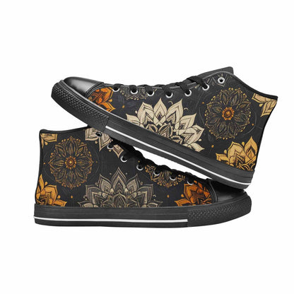 MEN'S Mandala High Top Canvas Y2K Shoes