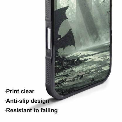 iPhone 17 Pro Max Case — Skull Dark Art Gothic Print Gothic, Custom Designed Case Cover