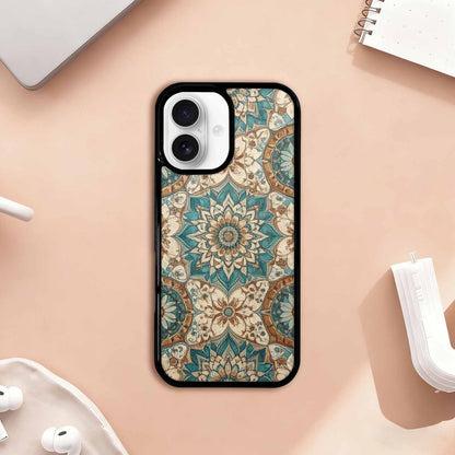 iPhone 17 Case — Small Mandala Pattern, Randomly Floral, Custom Print Case Cover
