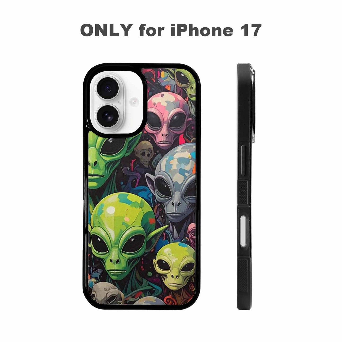 iPhone 17 Case — Aliens Camo Aliens Alien Scifi, Custom Print Case Cover