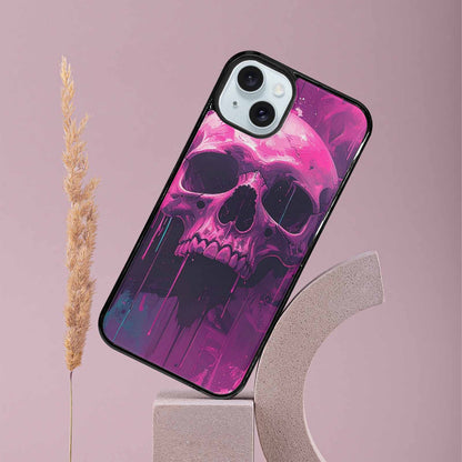 iPhone 15 Plus Case — 1000\'s Of Skulls Overlapping Each Other, Custom Made Phone Cover