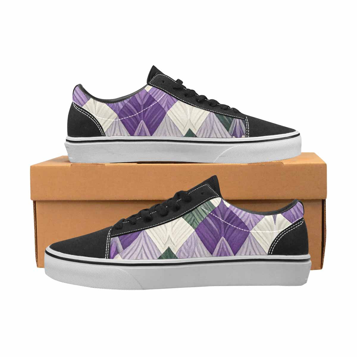 MEN'S Genderqueer Flag Color Canvas Lace-Up Dreamcore Custom Sneakers