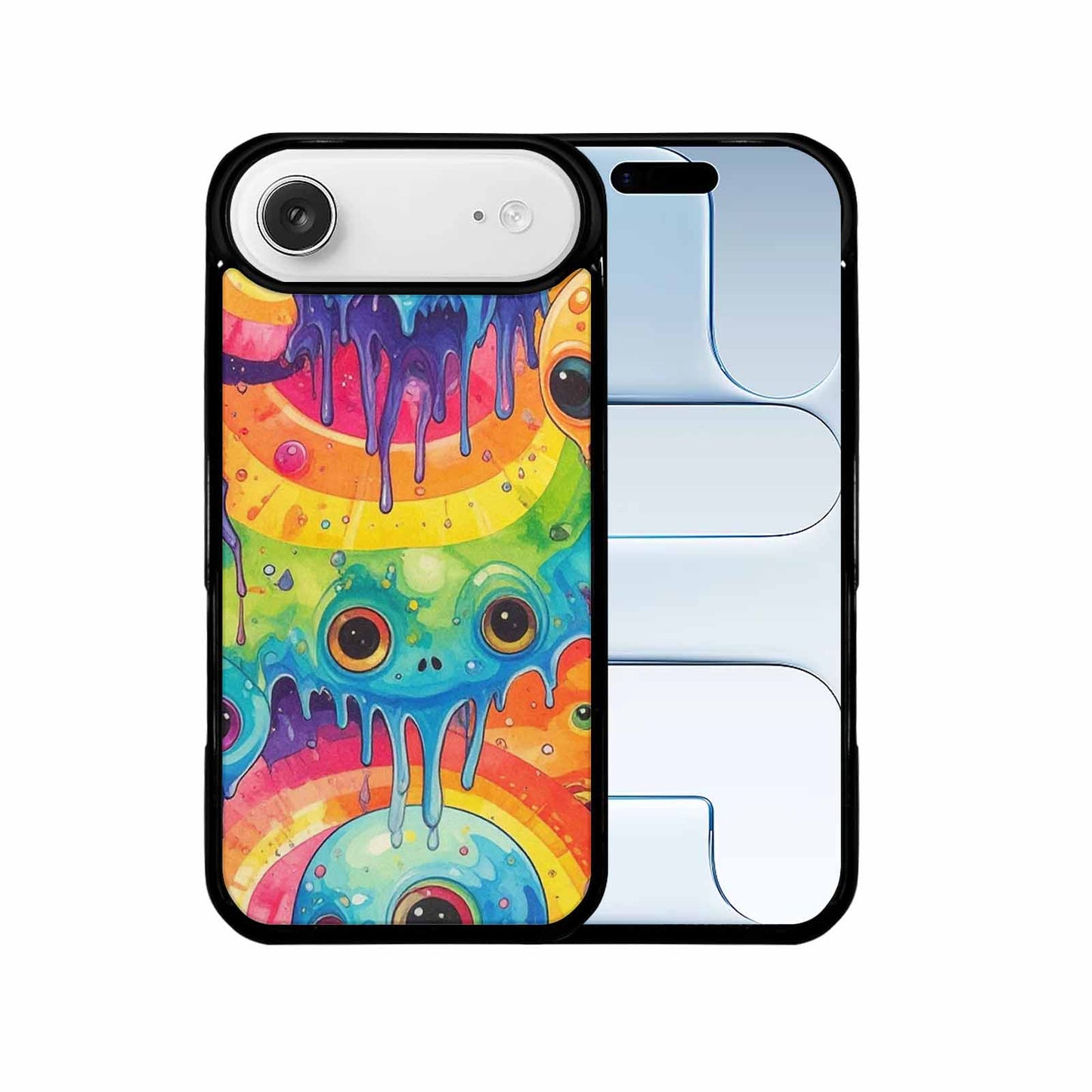 iPhone 17 Air Case — Aliens Tie Dyemelting Aliens P Tie, Custom Printed Phone Case