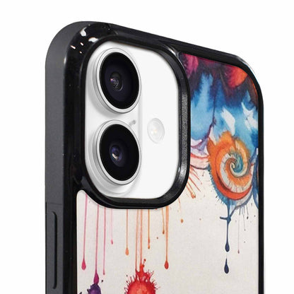 iPhone 17 Case — Tie Dye Swirls Black Tie Dye, Custom Made Phone Cover