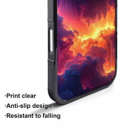 iPhone 17 Pro Case — Seamless Tileable Pattern Of Overlapping Galaxy, Unique Phone Case Design