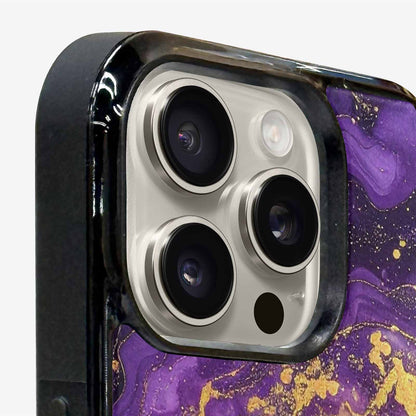 iPhone 15 Pro Max Case — Swirling Brushstroke Starry Night Texture Blended, Unique Phone Case Design