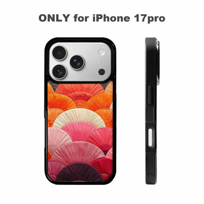 iPhone 17 Pro Case — Vivid Camo Lesbian Pride Camo, Custom Designed Case Cover
