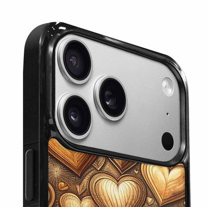 iPhone 17 Pro Case — Retro Zodiac Heart Shape Retro Vintage, Custom Print Case Cover