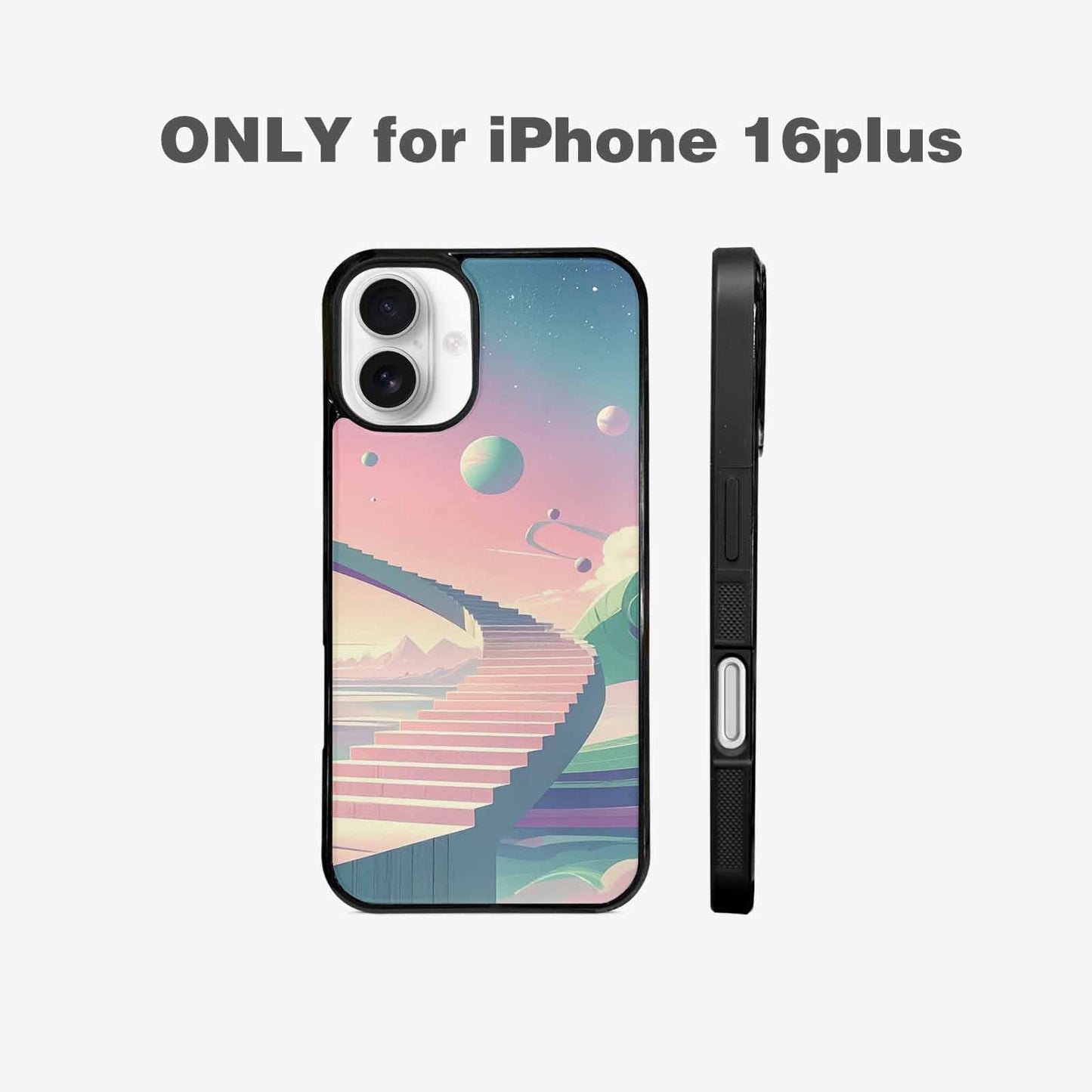 iPhone 16 Plus Case — 1930s European Surrealist Art Style Dreamlike, Original Design Phone Case