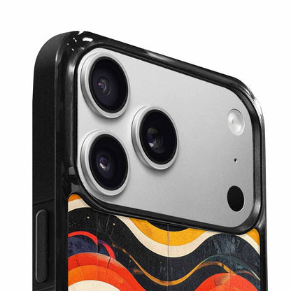iPhone 17 Pro Max Case — Retro Wave Scallop Stripe Small Retro, Custom Print Case Cover