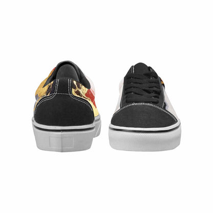 WOMEN'S Marble Vein Lace-Up Canvas Aesthetic Custom Shoes