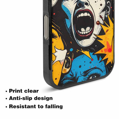 iPhone 16 Pro Case — Comic Book Scream Comic Book Scream, Custom Made Phone Cover