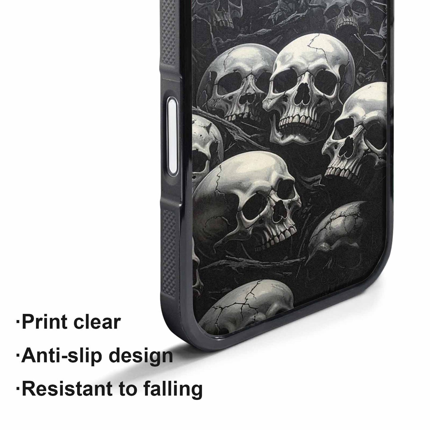 iPhone 17 Pro Max Case — Skull Dark Art Gothic Print Gothic, Unique Phone Case Design