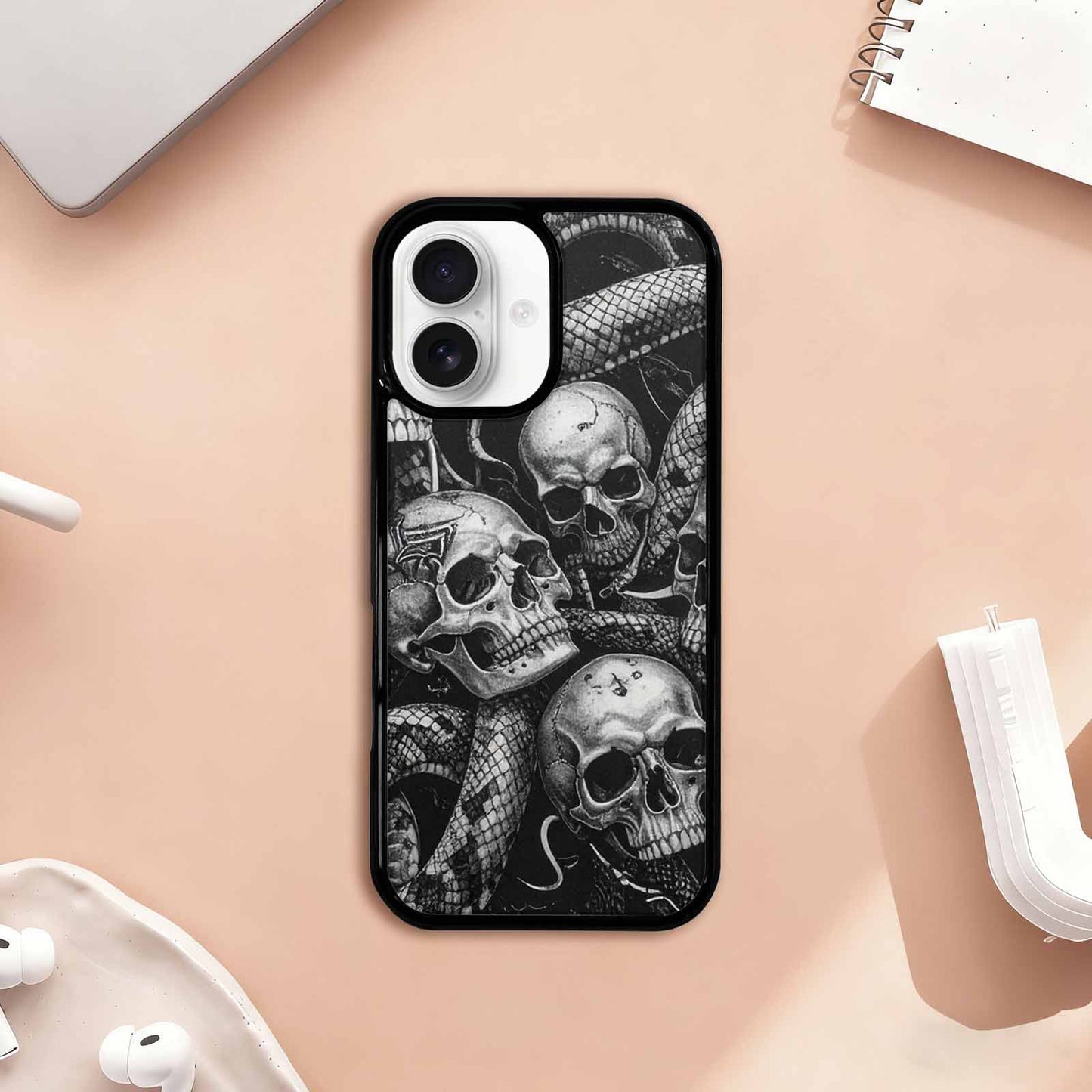 iPhone 17 Case — Skull Dark Art Gothic Print Gothic, Original Design Phone Case