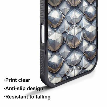 iPhone 17 Pro Max Case — Chrome Entomology Beetle Original Art, Original Design Phone Case