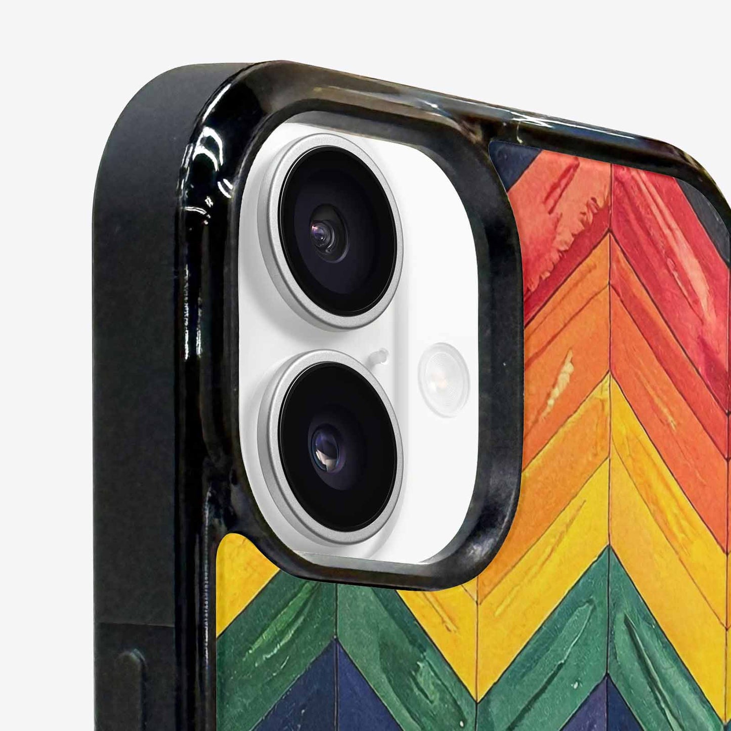 iPhone 16 Case — Progress Pride Flag Color Theme Small, Custom Designed Case Cover