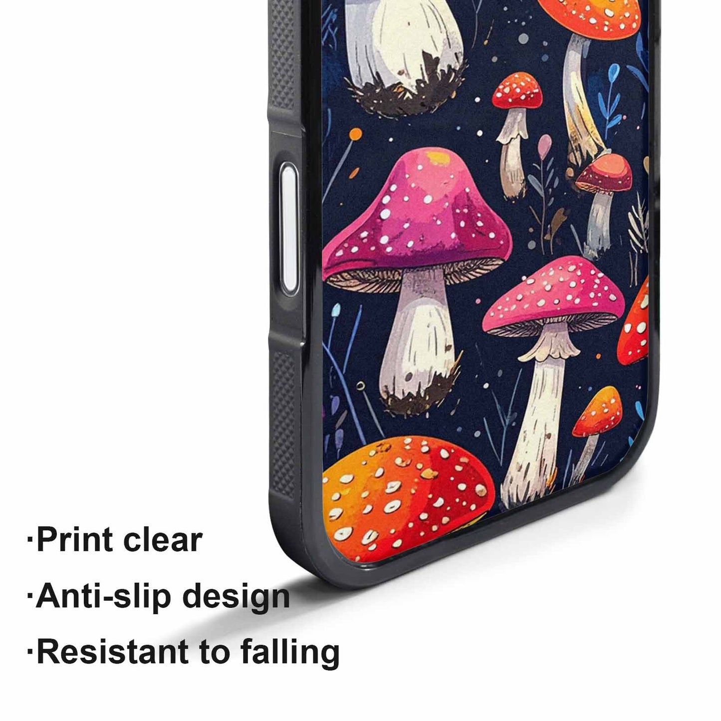 iPhone 17 Pro Max Case — Vivid Winter Mushroom Cartoon Cute, Custom Art Phone Cover