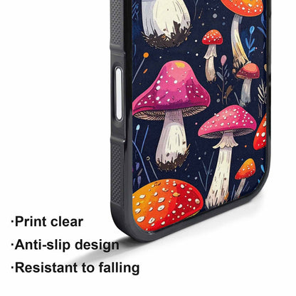iPhone 17 Pro Max Case — Vivid Winter Mushroom Cartoon Cute, Custom Art Phone Cover