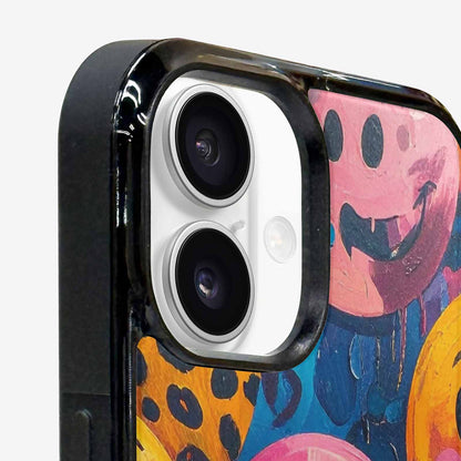 iPhone 16 Plus Case — Smiley Faces Animal Printsmile P7v, Original Design Phone Case