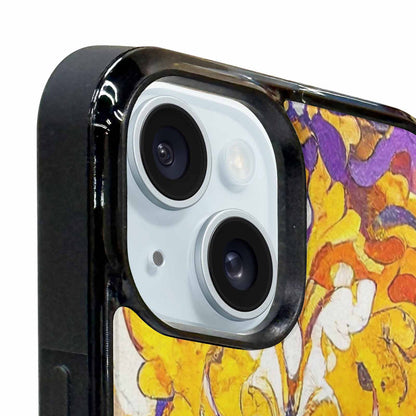 iPhone 15 Plus Case — Nonbinary Flag Color Theme Small Rainbow, Unique Phone Case Design