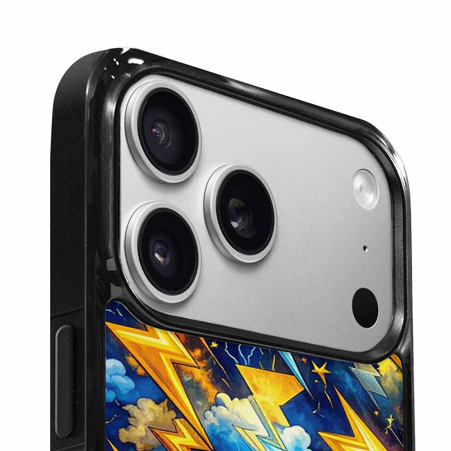 iPhone 17 Pro Case — Small Lightning Bolt Randomly Varying Original, Customized Protective Case
