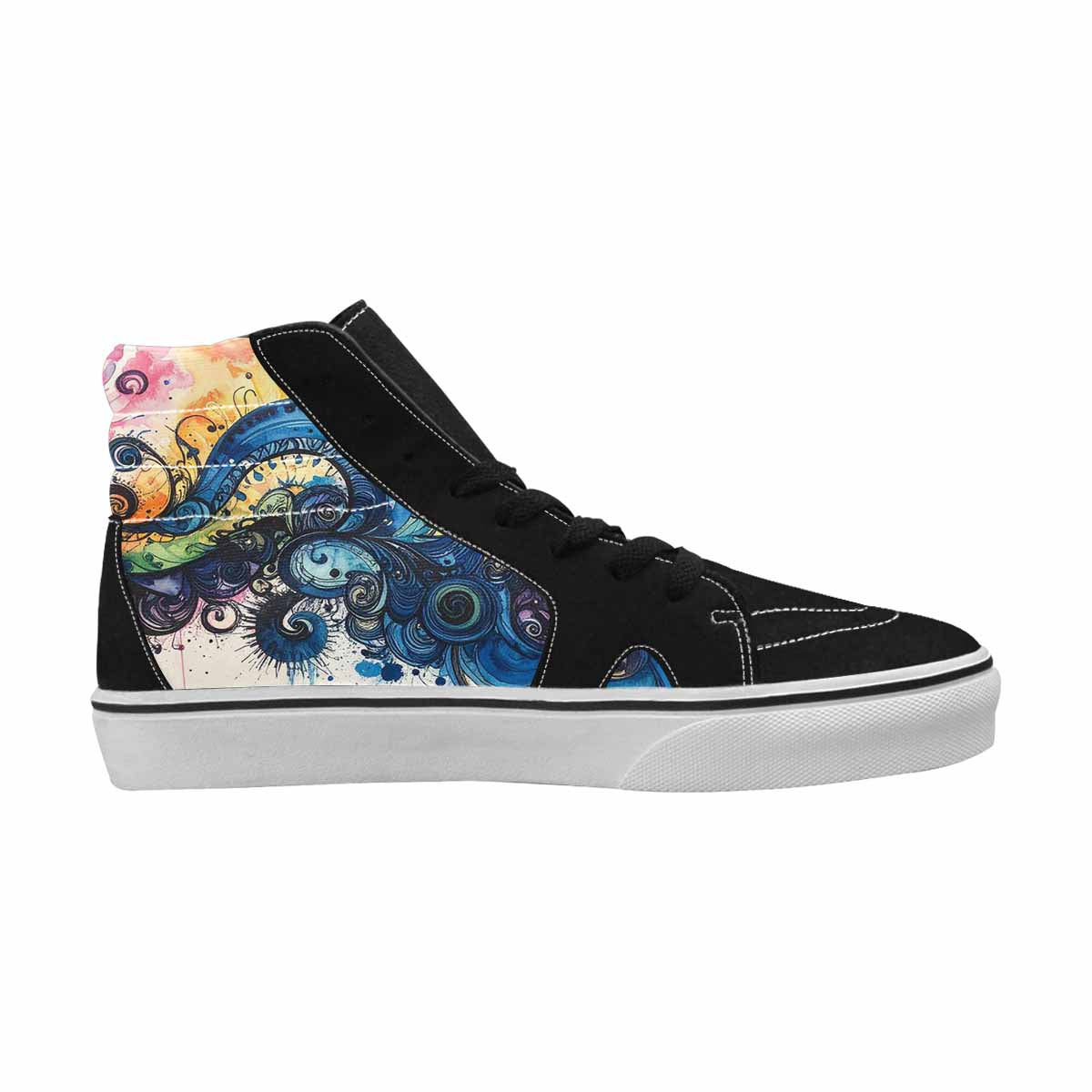 MEN'S Tie High Top Canvas Vivid Sneakers