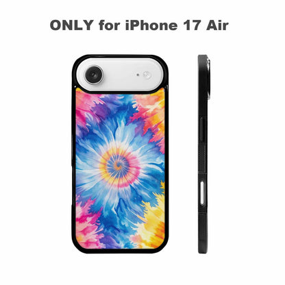 iPhone 17 Air Case — Small Tie Dye Swirl Pattern Tie, Customized Protective Case