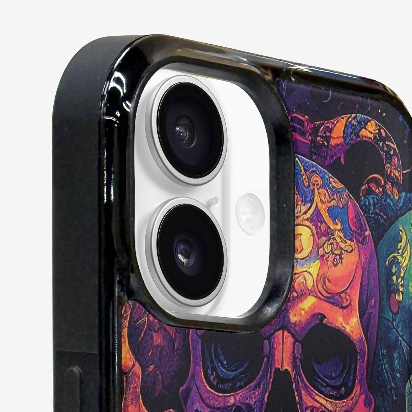 iPhone 16 Plus Case — Snakes And Skulls And Snakes Skulls, Custom Art Phone Cover
