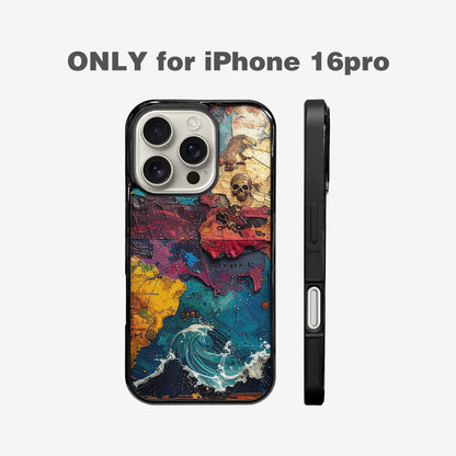 iPhone 16 Pro Case — Pirate Skull Flag Pirate Skull Flag, Custom Phone Case